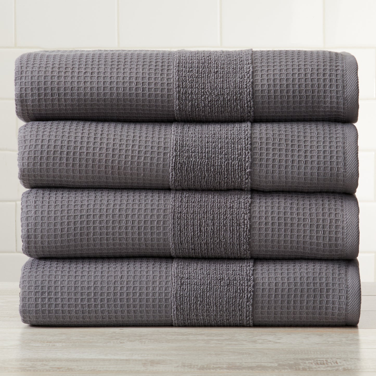 100% Cotton Luxury Waffle Bath Towel Sets