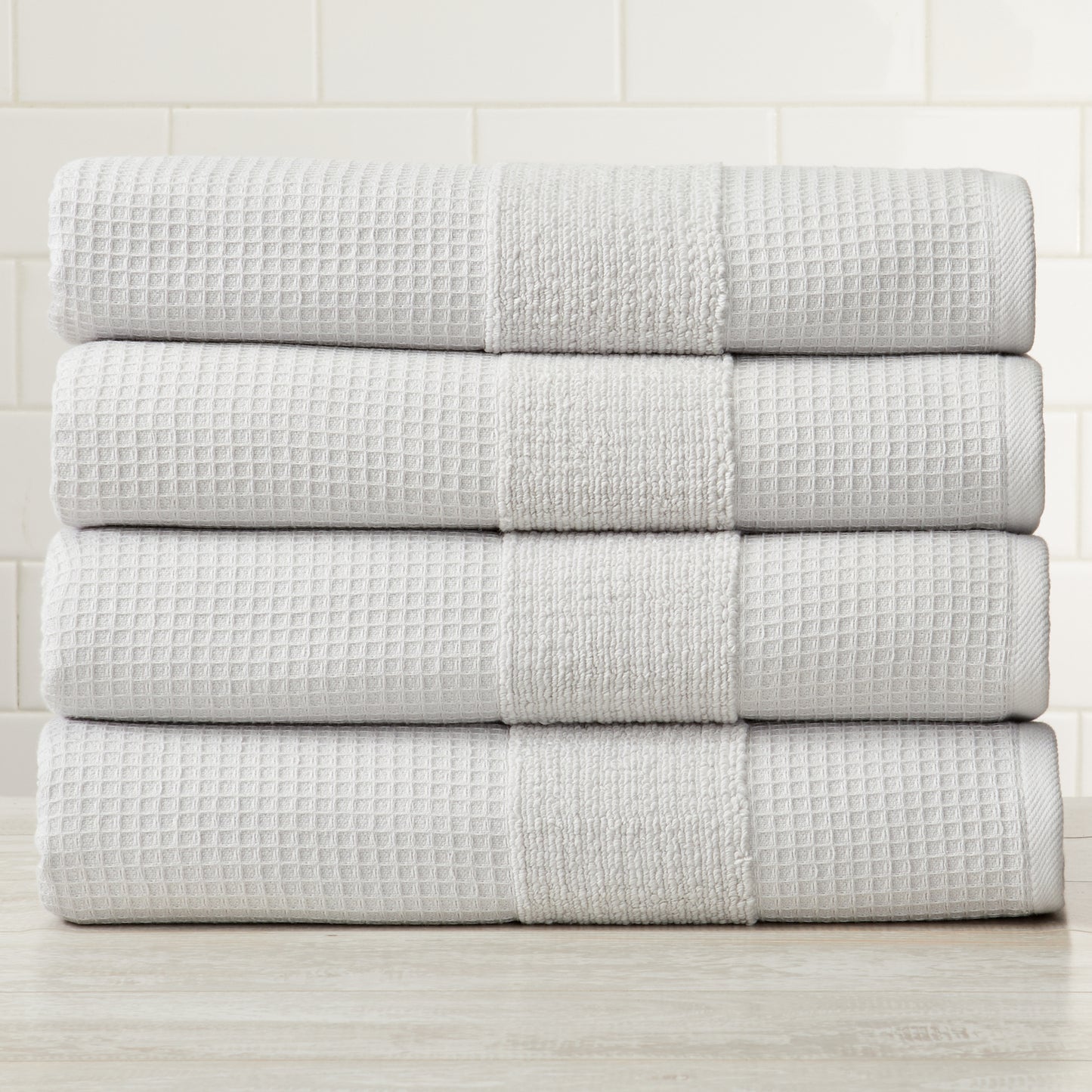 100% Cotton Luxury Waffle Bath Towel Sets