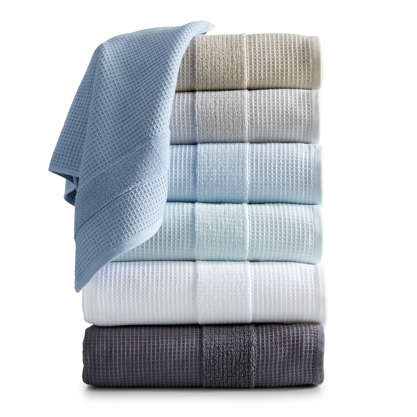 100% Cotton Luxury Waffle Bath Towel Sets