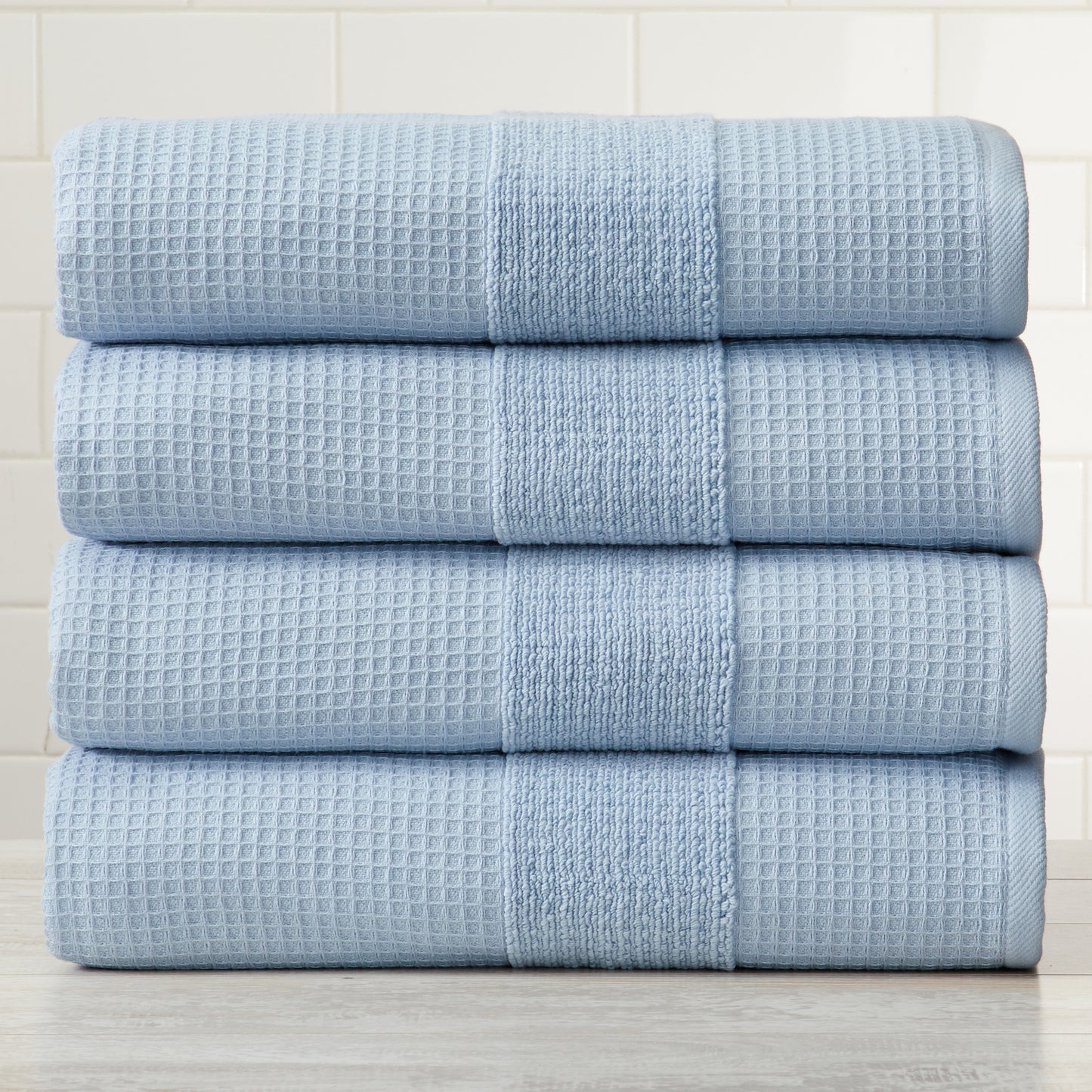 100% Cotton Luxury Waffle Bath Towel Sets